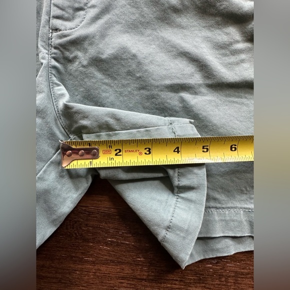 Eddie Bauer Slightly Curvy Light Seafoam Green Shorts- size 2 - Picture 4 of 9